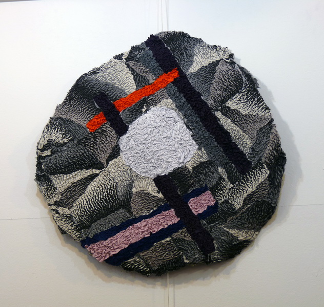 Andreea, 2013, textile on wire, diameter 90cm