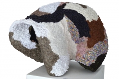 Yadira, 2013, textile on wire, diameter 90cm