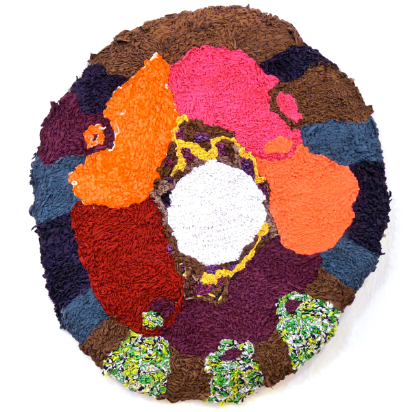Sanda, 2013, textile on wire, diameter 90cm