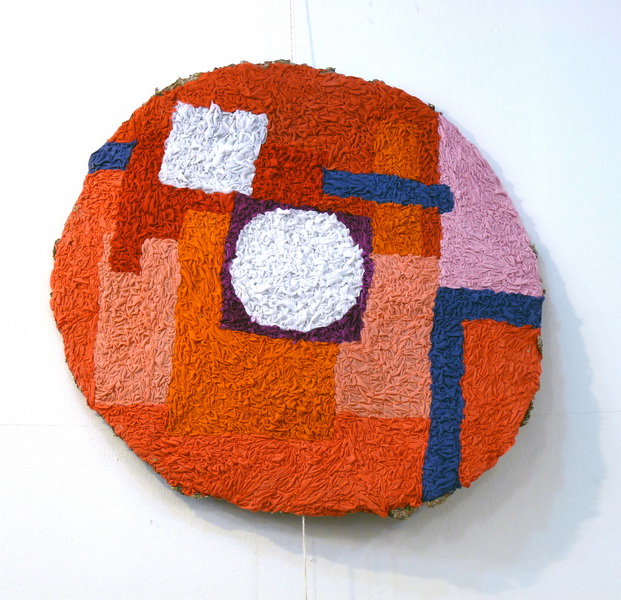 Carmen C, 2013, textile on wire, diameter 90cm